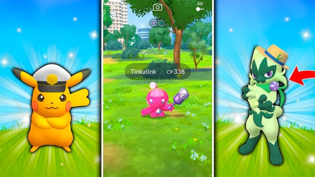 BAD NEWS ABOUT TINKATINK IN POKEMON GO! How to Get Shiny Captain Pikachu & Costumed Floragato!