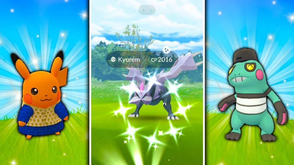 FREE KYUREM ENCOUNTERS IN POKEMON GO! RARE Costumed Pikachu are BACK / Nice Throw Challenge