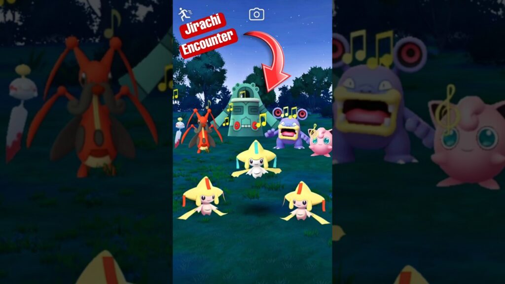 Mythical Catch: Catching Jirachi in Pokemon Go #pokemongo #pokemon #shorts