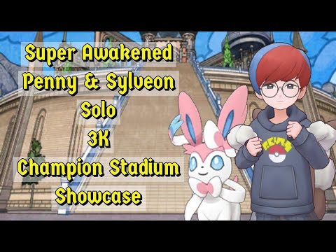 Awakened Penny & Sylveon Solo 3k Showcase. Pokemon Masters EX #pokemon #pokemonmasters