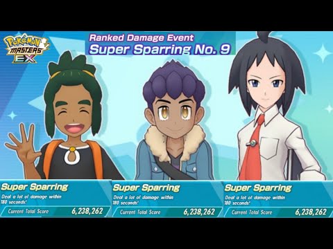 6.23M PTS | Super Sparring No. 9 | Ranked Damage Event | Pokemon Masters EX