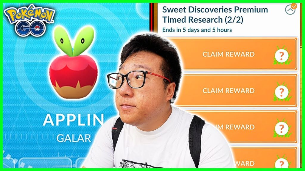 Applin is Out for Sweet Discoveries Evrnt With Premium Timed Research Rewards in Pokemon GO