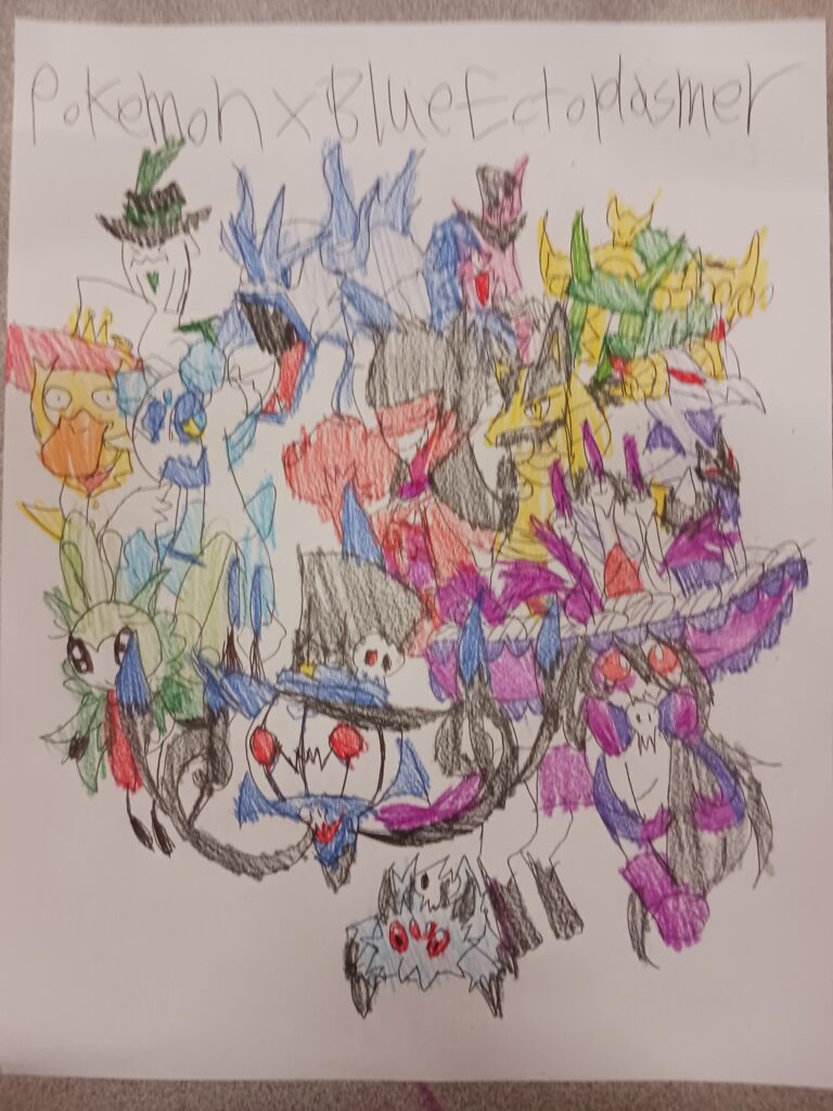 Pokemon x Blue Ectoplasmer.