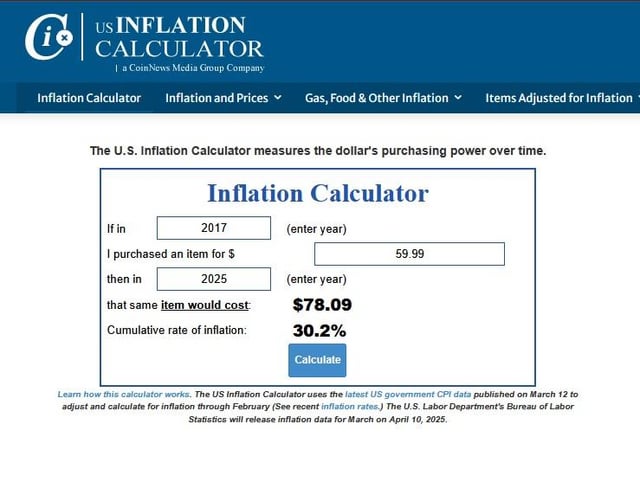 Just to provide some perspective on the Switch 2 game prices.