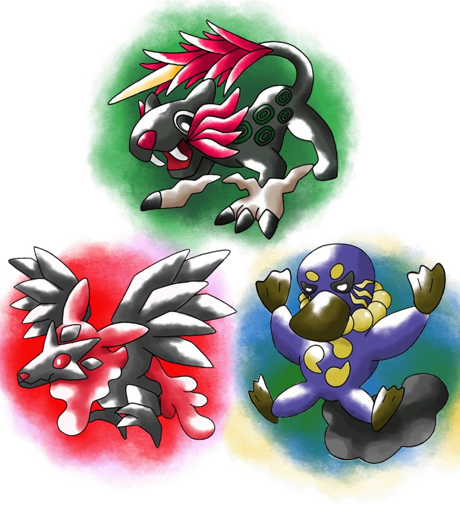 What's this, an evolution?! Starter final forms revealed. Which line is your favorite?