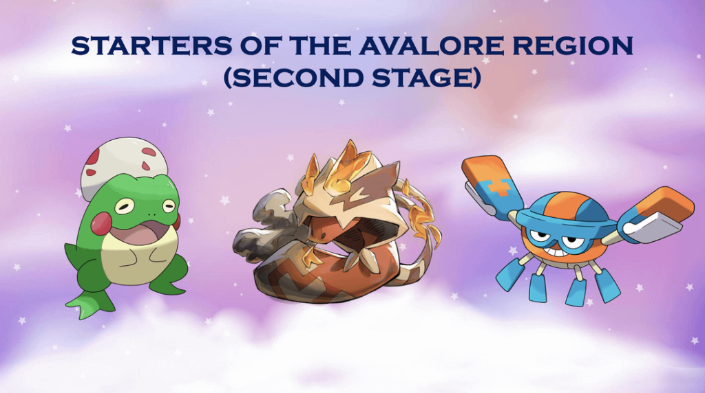 Avalore Fakemon - Starter Middle Stages