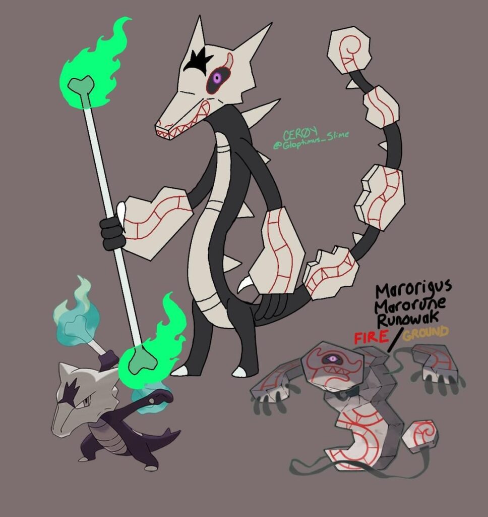 FUSION-Alolan Marowak + Runerigus