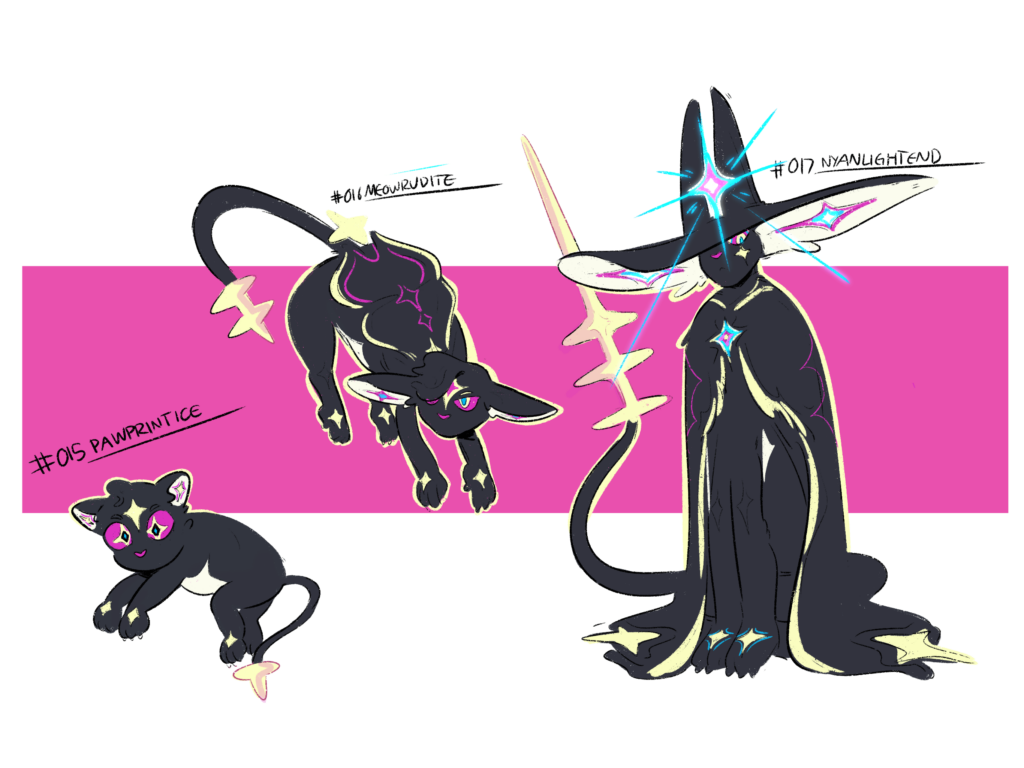 [OC] the pawprintice line!