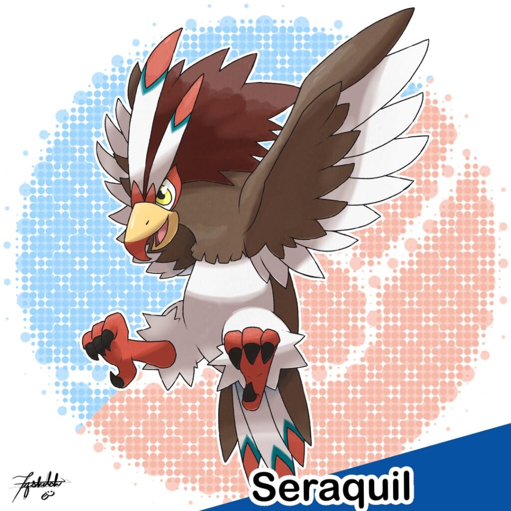 Seraquil the Leader Pokemon! (Flying/Fighting)