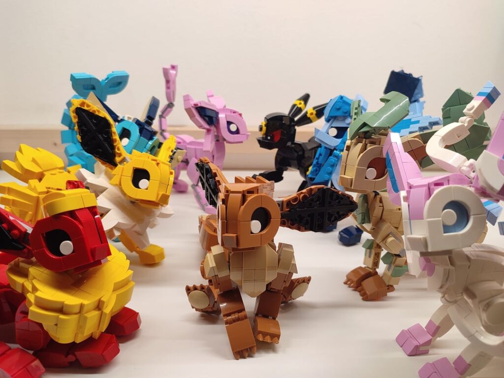 [OC] LEGO Eeveelutions
