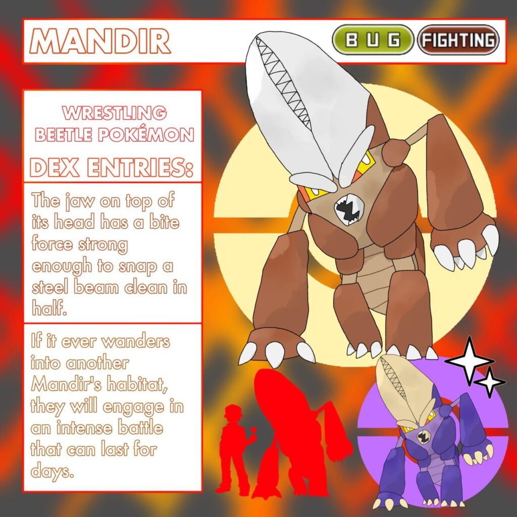 MANDIR - The evolved form of Pinsir (Finally, with Fighting STAB)