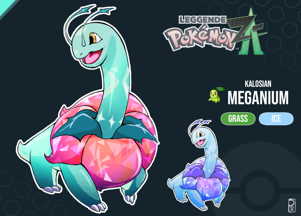 Kalosian MEGANIUM ! Grass/Ice