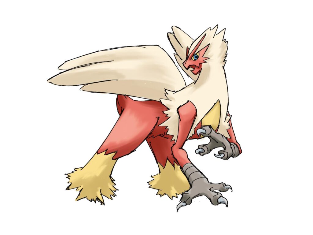 Grifferno aka quadrupedal Blaziken