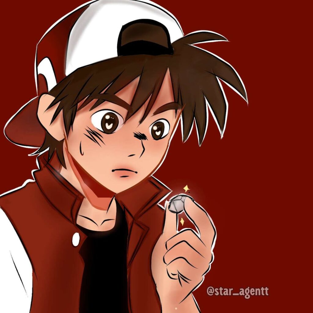 Re-drew Trainer Red in my artstyle [OC]
