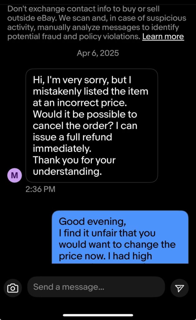 Ebay Seller sent this.
