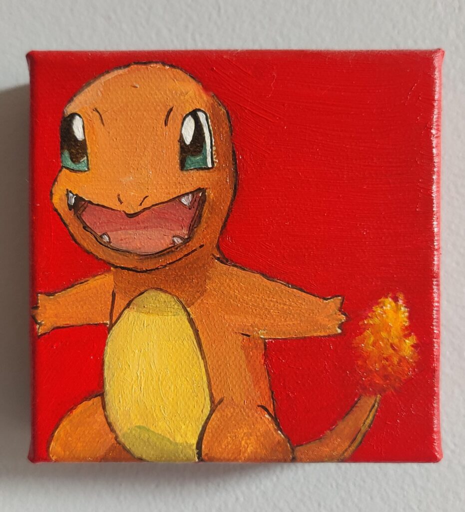 Charmander #4 (Oil on canvas)