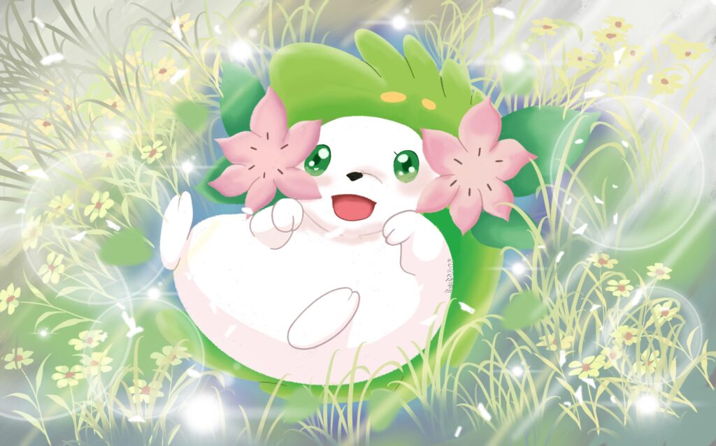 Drawing Shaymin for Shaymin Day! [OC]