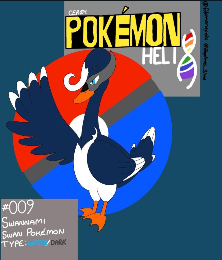 [OC] Congratulations!Gooswirl evolved into Swannami!