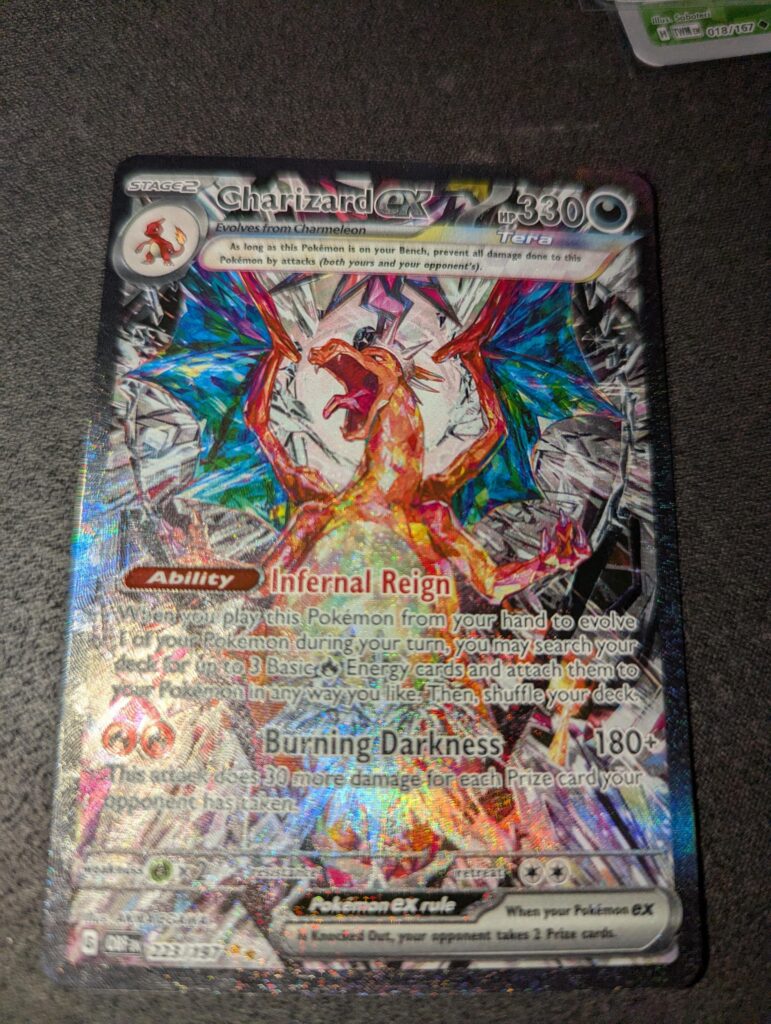 Got a Charizard super premium box for $50, my God did it deliver