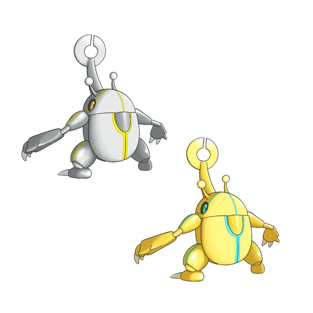 Which should be regular color, and which should be shiny?