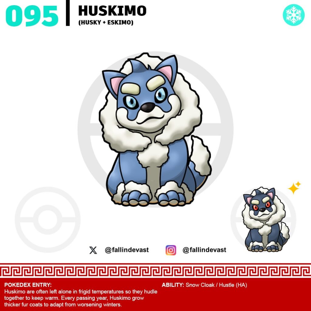 Husky Fakemon Line