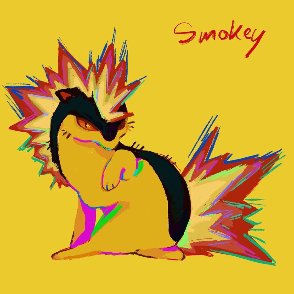 Gen 2 Quilava looks so silly