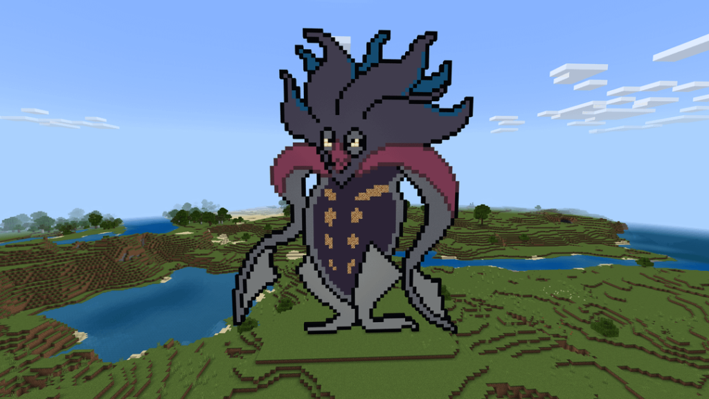 [OC] I made pixel art of my 6 favorite Pokémon in Minecraft!