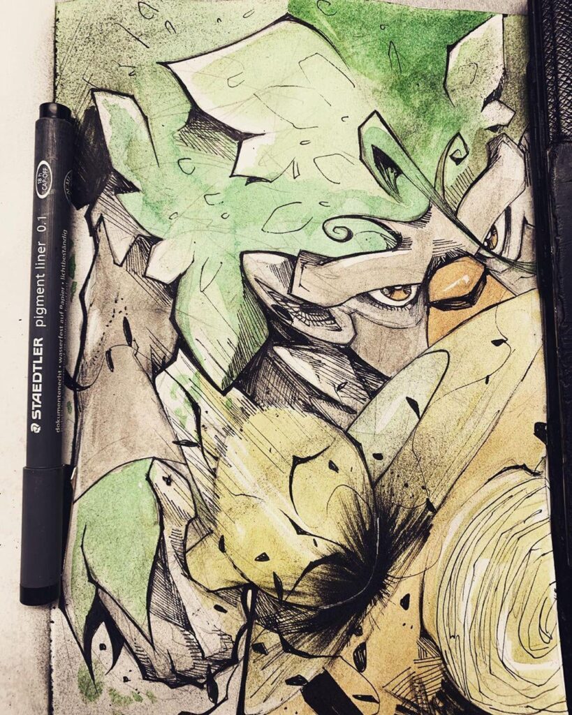 Drawn 3 years ago on this day!❤️
