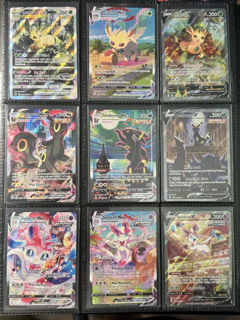 My Eeveelution collection so far