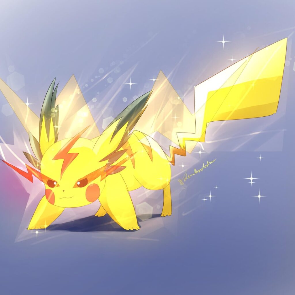 I drew Pikachu bond phenomenon version!