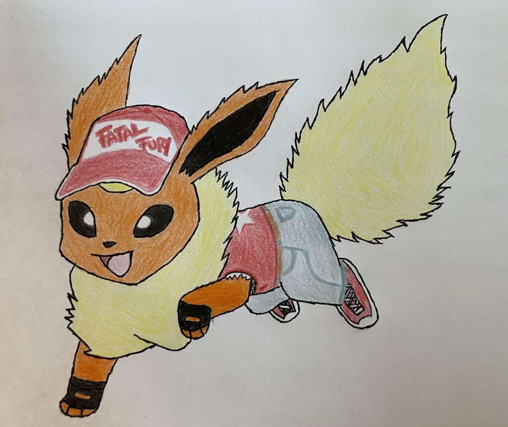 Another Eeveelution and Smash Bros mashup drawing