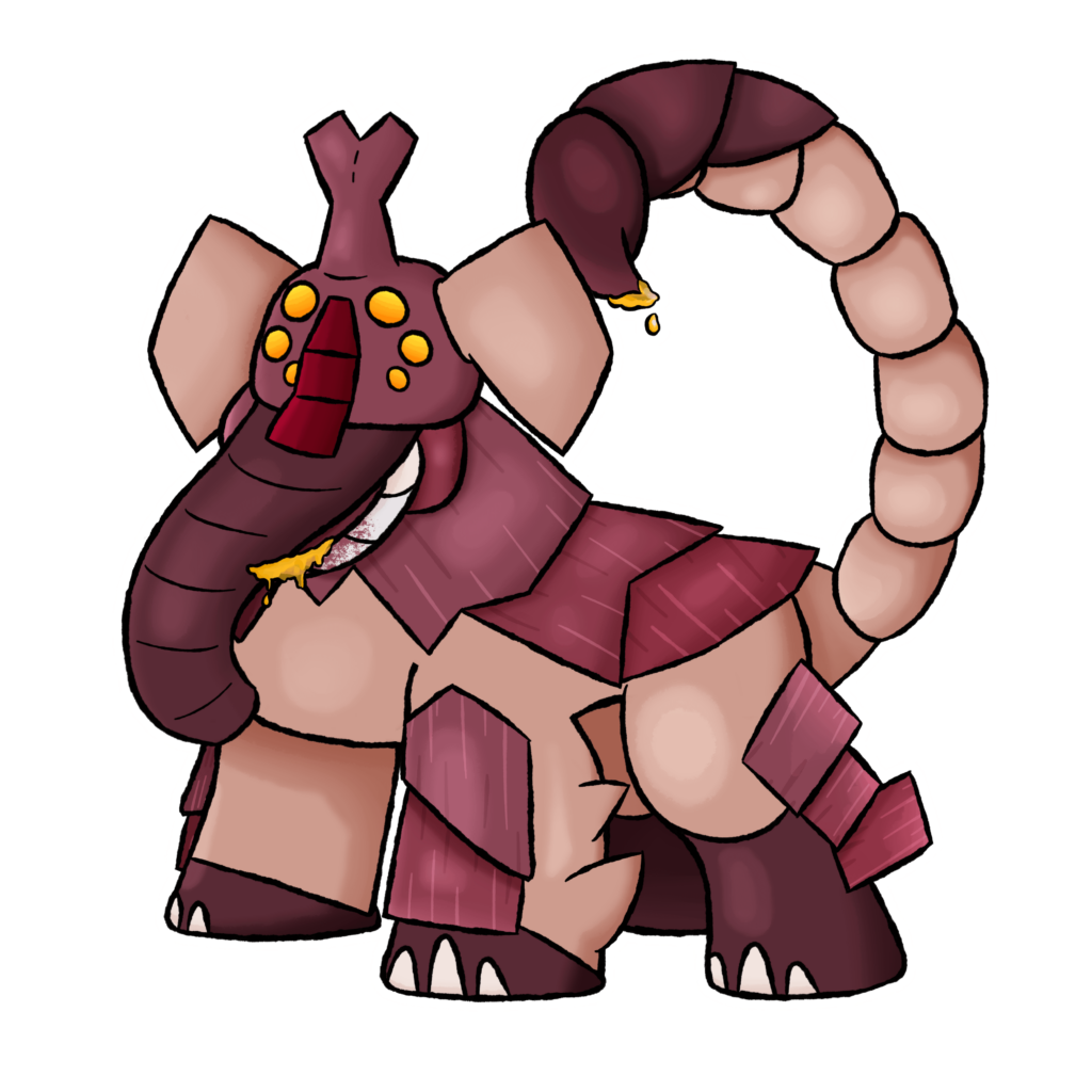 Scorphant - bug type - The Aracnid Elephant Pokémon