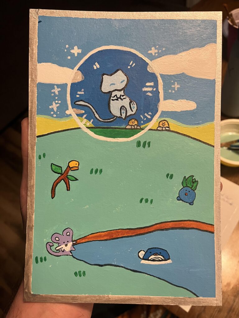 Little mew painting for my daughter
