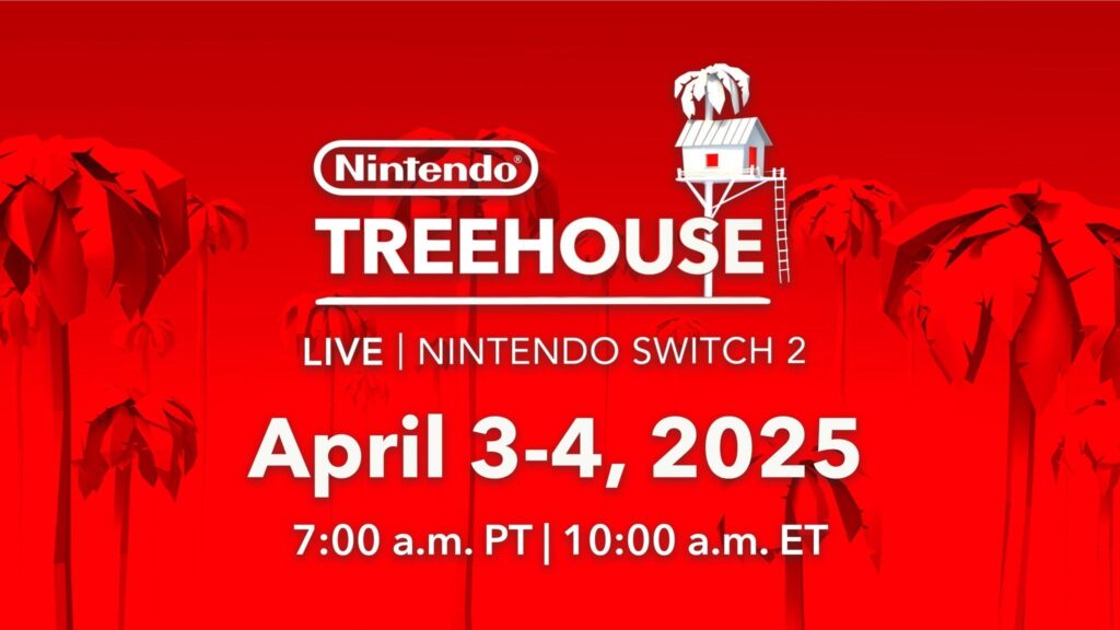 Join us on April 3rd and April 4th at 7 a.m. PT each day for a Nintendo Treehouse: Live | Nintendo Switch 2 presentation featuring hands-on gameplay of #NintendoSwitch2 games!