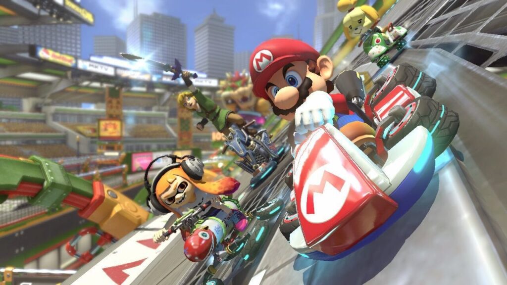 The day "Mario Kart 8 Deluxe" was released. Including the paid additional content "Course Add-on Pass", there are a total of 96 courses. [What day is it today?]