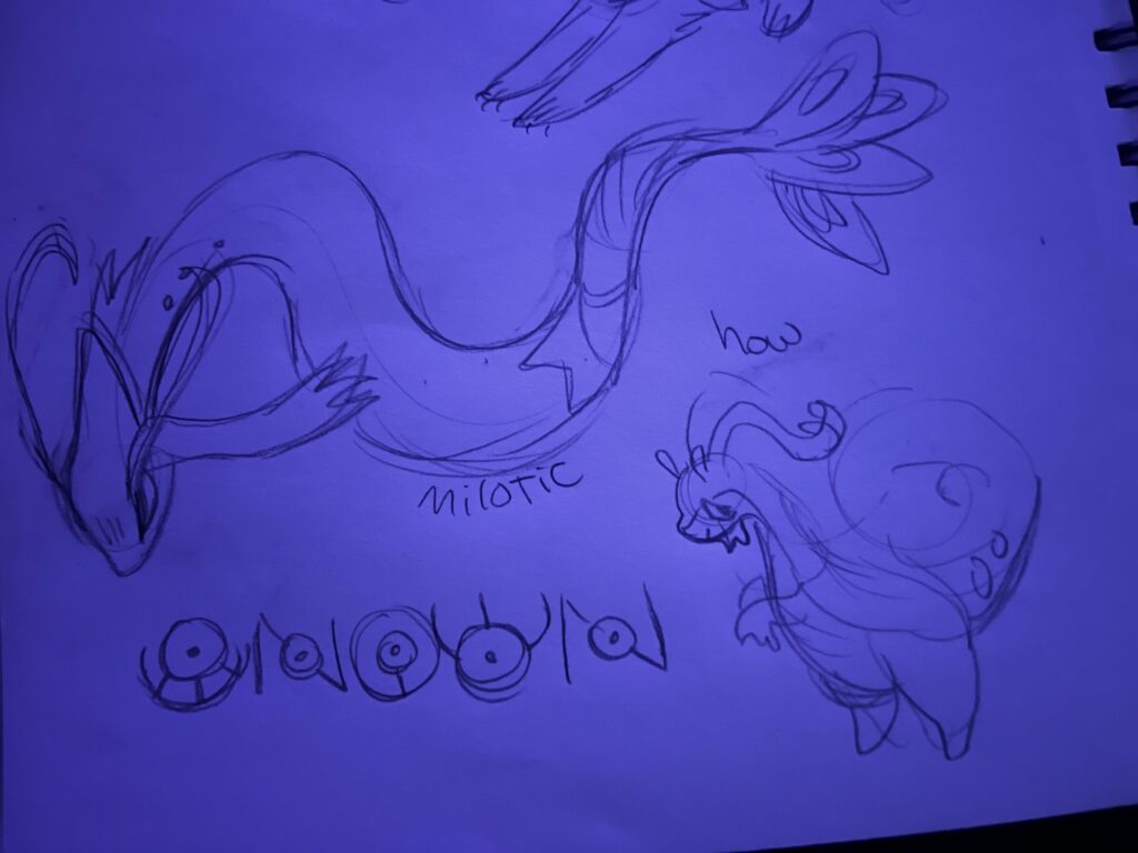 Some doodles didn’t know what to do for unown. So i just wrote unown
