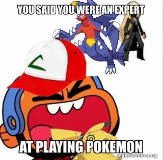 I made a gumball pokemon meme
