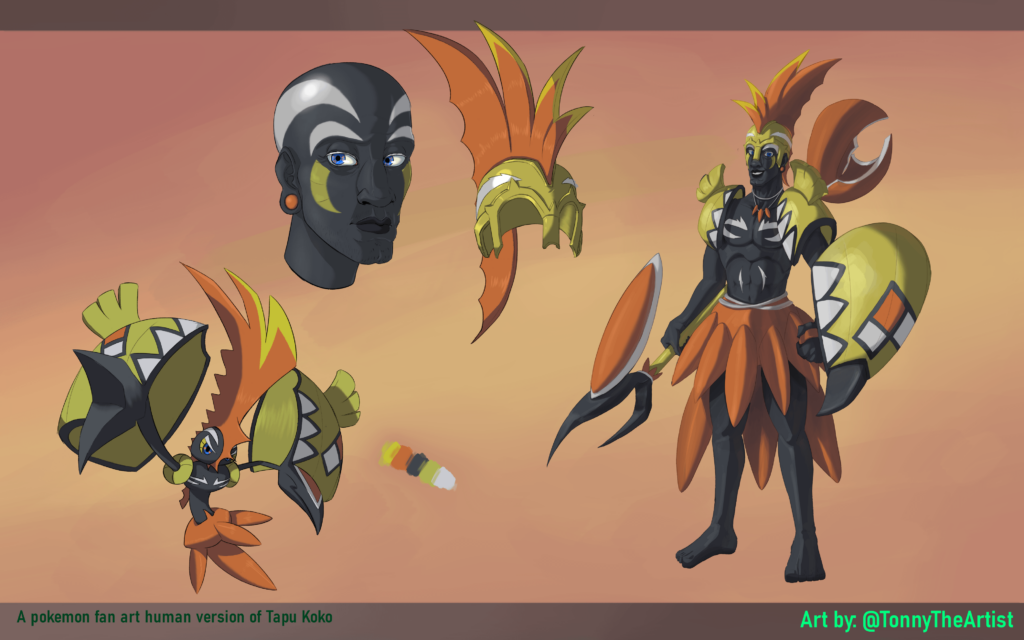 I did now a Tapu Koko as an Human. What you think?