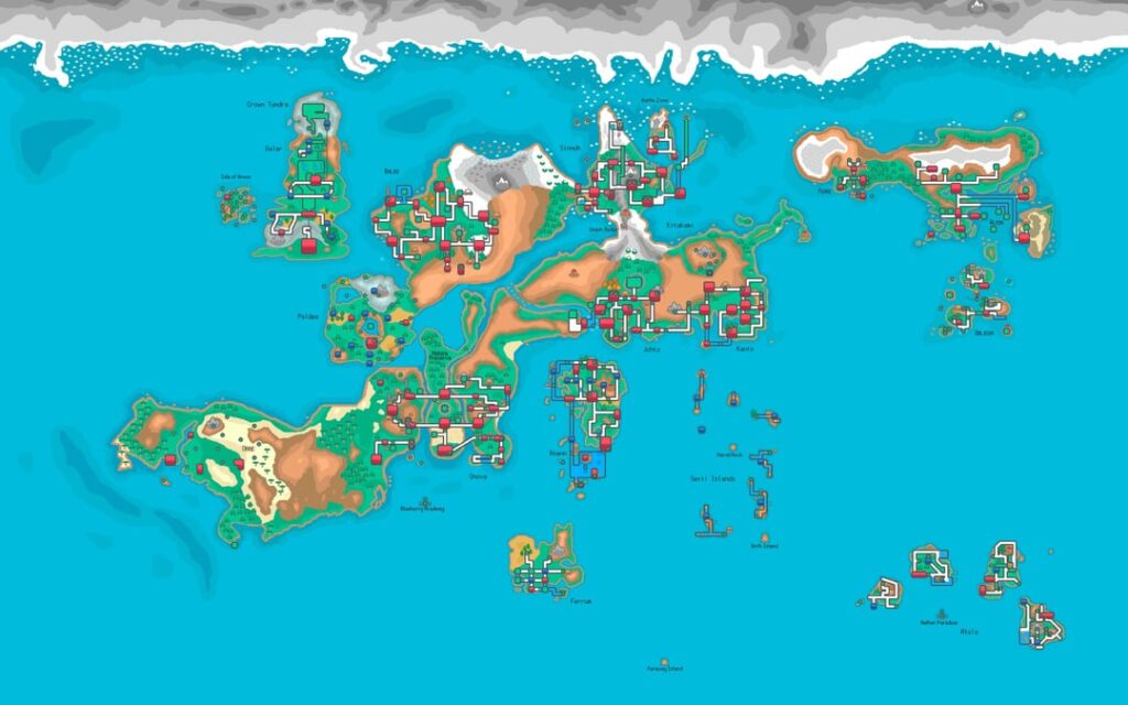 Update: Pokéworld Map