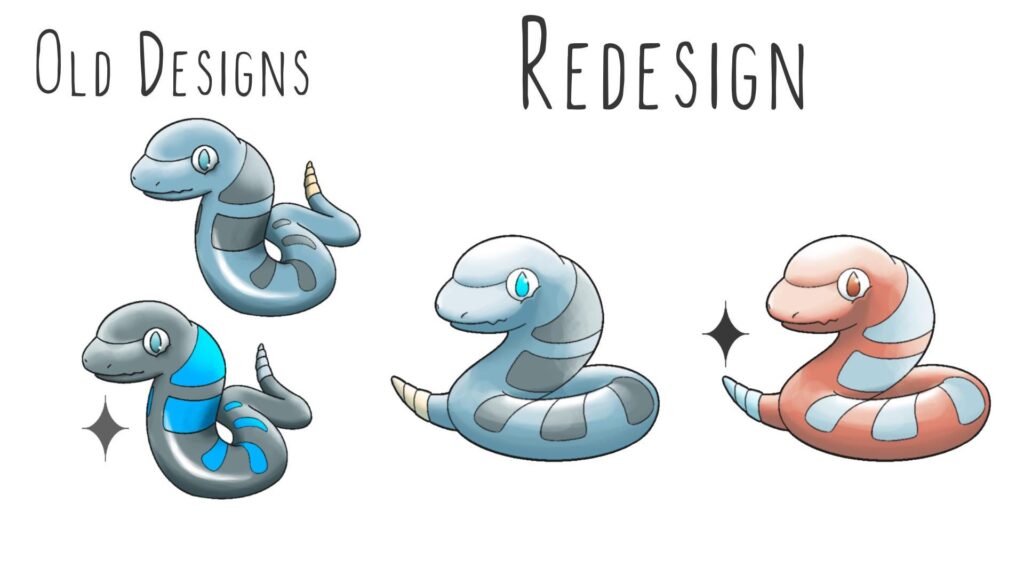 Re-drawn this Water-Ekans pose