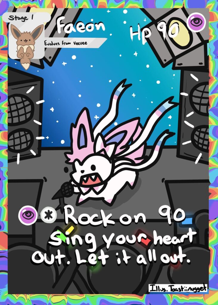 Saw you guys liked my Eevee card last time, so I made the rest of the Eeveelutions (OC)