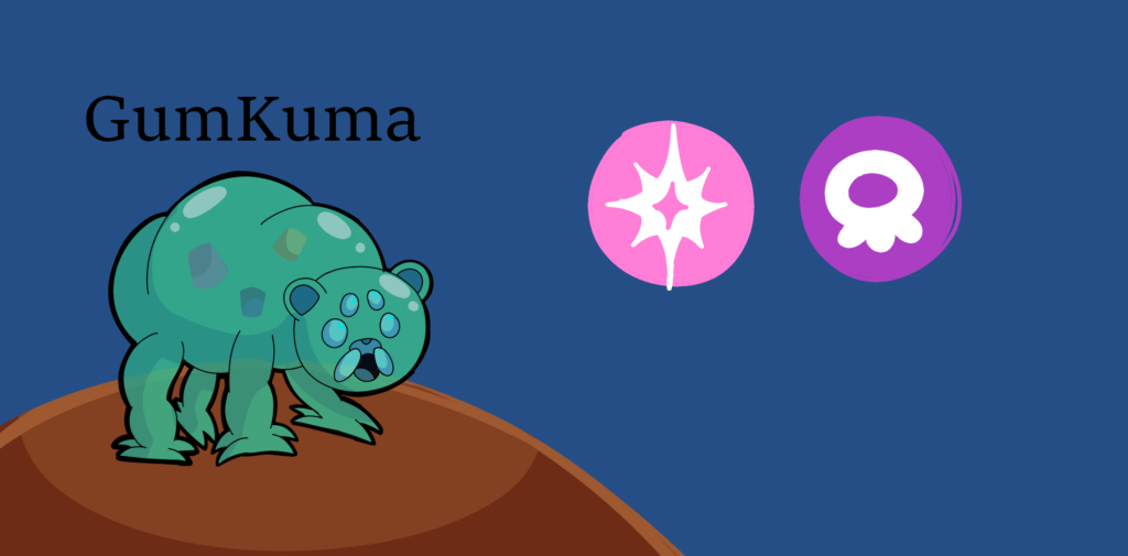 Fakemon: GumKuma (Fairy/Poison)