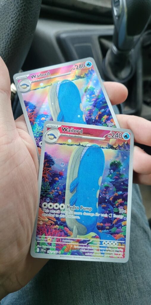 Pulled these out of 4 gas station packs! What are the odds?