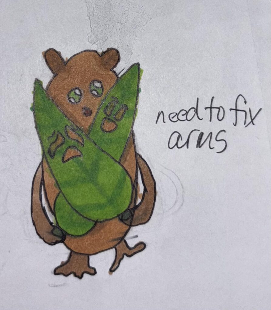 How can I improve these unnamed starter Fakemon?