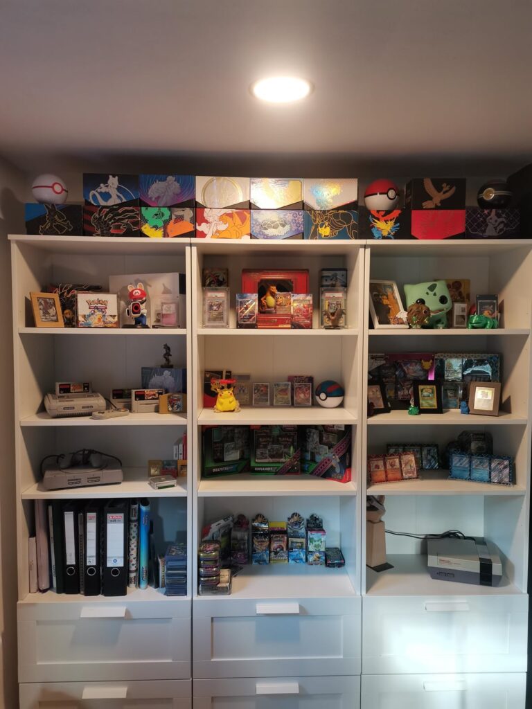 Finally got to build my (mostly) Pokémon-Themed cabinet