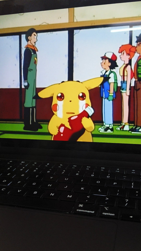 Show me the cutest Pikachu scene, I go first