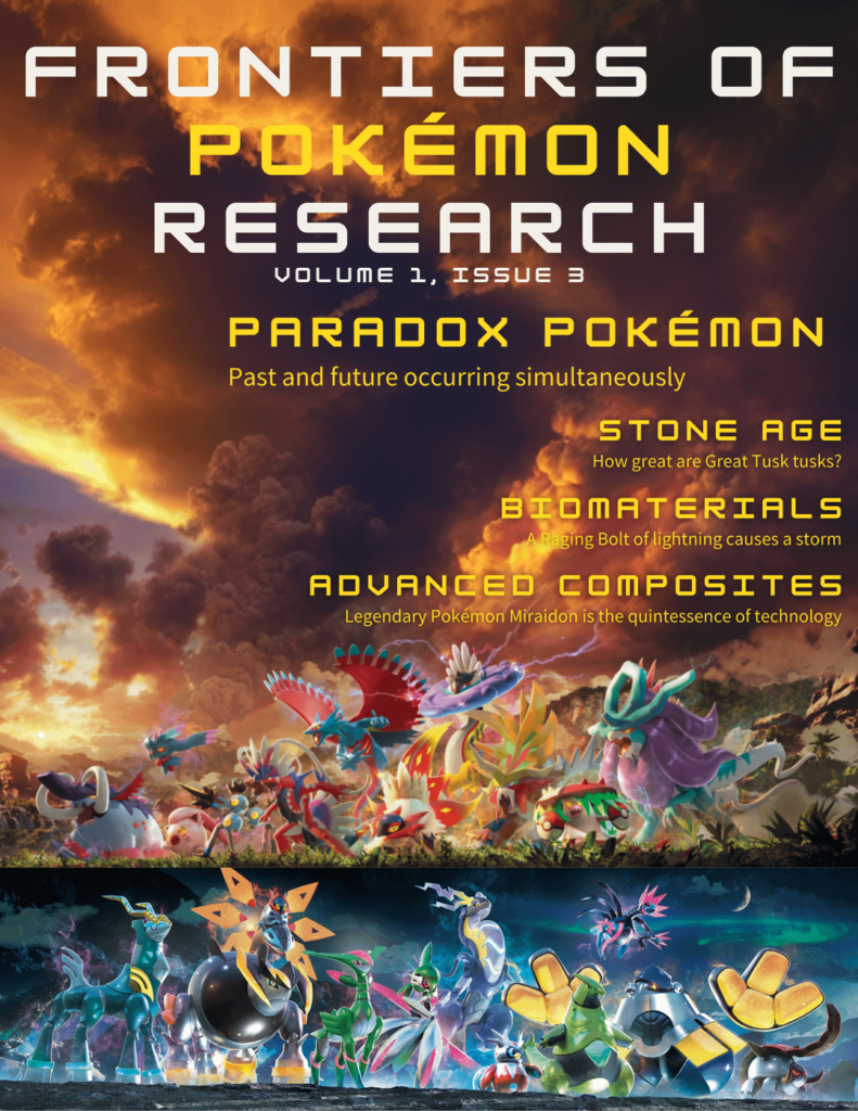A preview of 'Frontiers of Pokémon Research' Volume 1, Issue 3