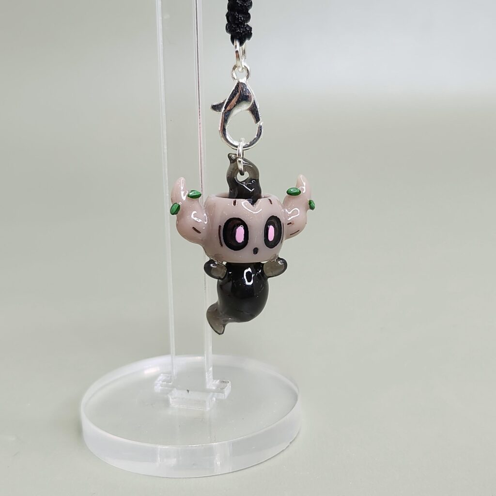 Just finished a custom order for a Phantump charm! (OC)