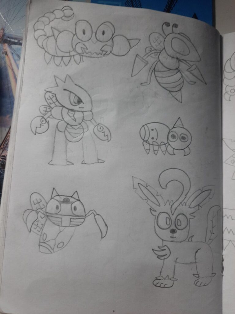 Various Pokemon Doodles