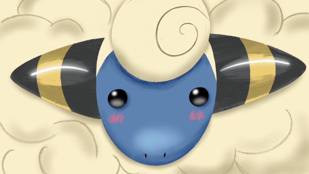 Drawing Mareep! [OC]